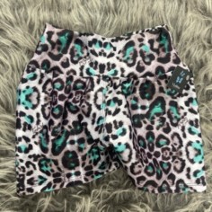 SHORT GRIS PRIN CON AZUL