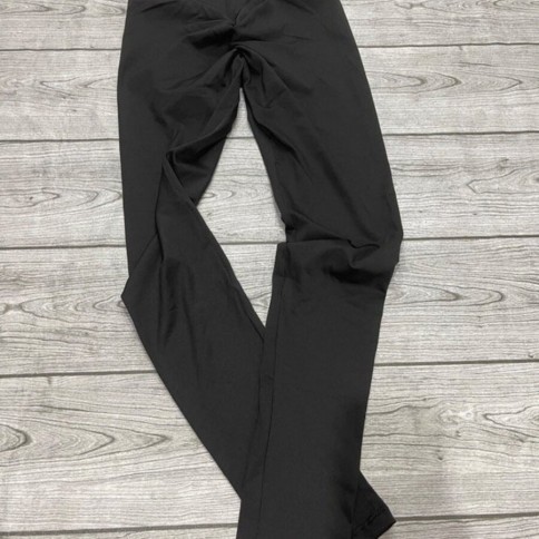 CALZA NEGRA CON FRUNCE