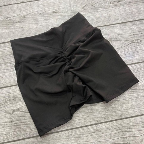 SHORT FRUNCE NEGRO BASICO