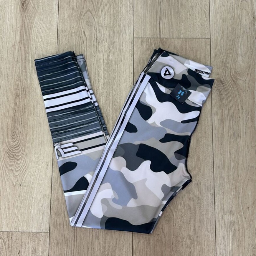 CALZA MILITAR TONOS GRIS VERDE