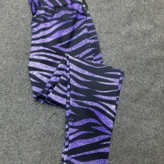 CALZA GLITTER CEBRA TIME