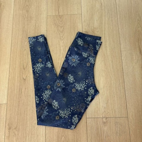 CALZA DELTA FLORES CALZA AZUL