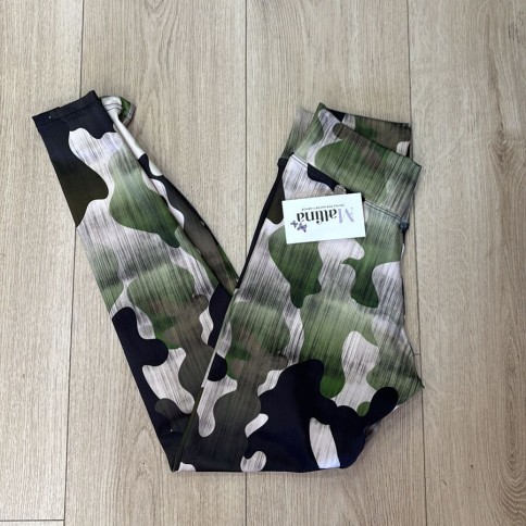 CALZA MILITAR VERDE SIN FRUNCE