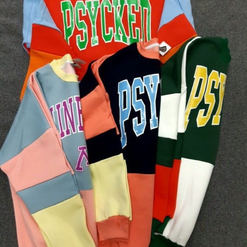 BUZO RECORTES COLORES LARGO