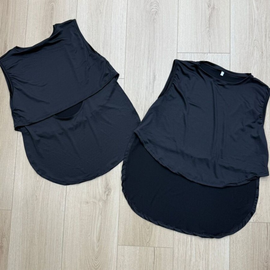 musculosa larga atras corta delante