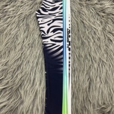 CALZA CEBRA CON VERDE MANZANA