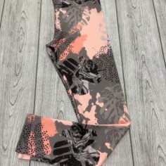 CALZA SALMON CON DETALLES GRIS