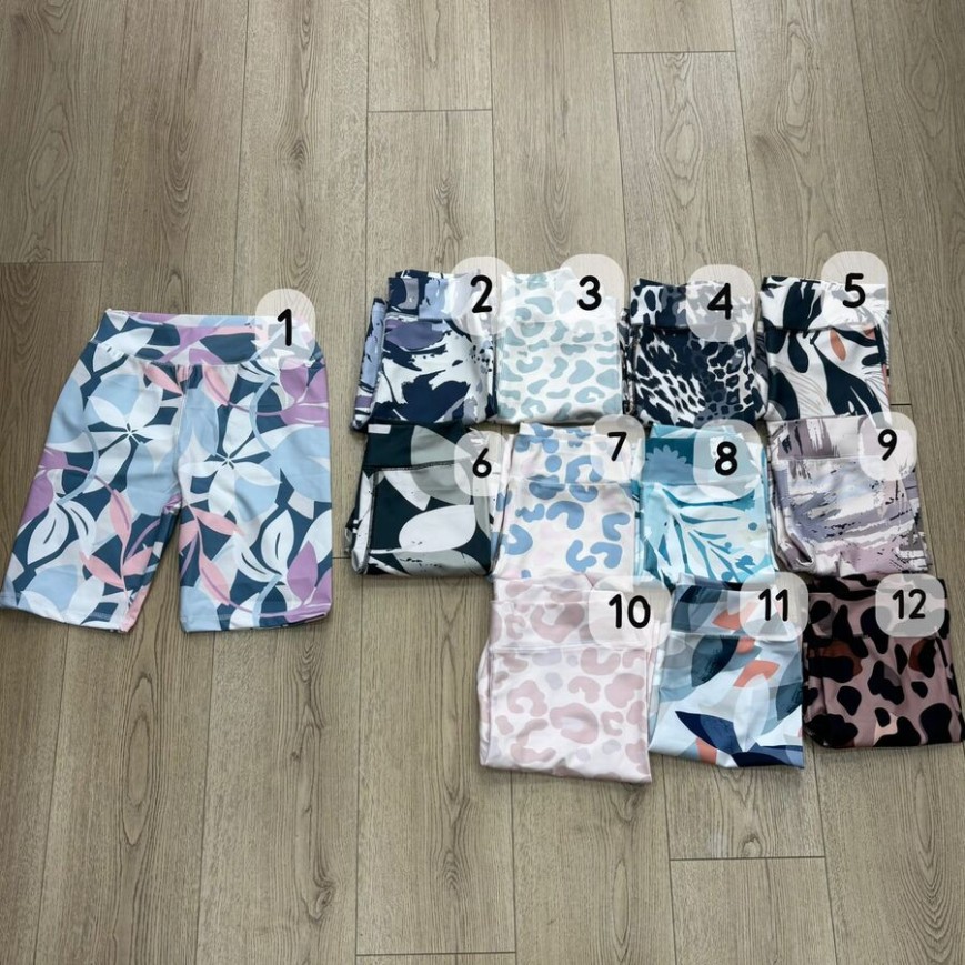 CICLISTA ESTAMPADA PRIETA