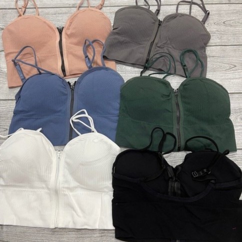 TOP CIERRE TIRAS DOBLE FINAS