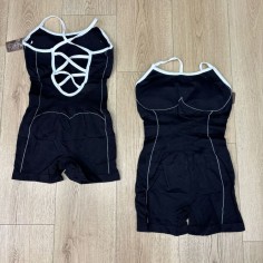 CATSUIT SIN FRUNCE BORDES BLANCOS