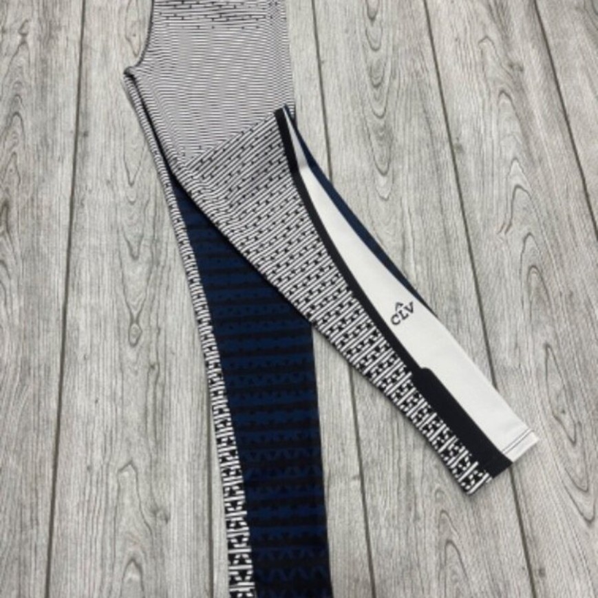 CALZA BLANCA Y AZUL RAYAS BYN