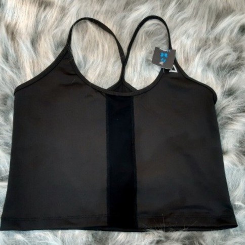 REMERA TIRAS CORTA AERO TUL EN EL MEDIO