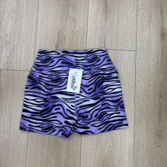 SHORT CEBRA LILA