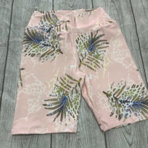 CICLISTA ROSA ESTAMPADA