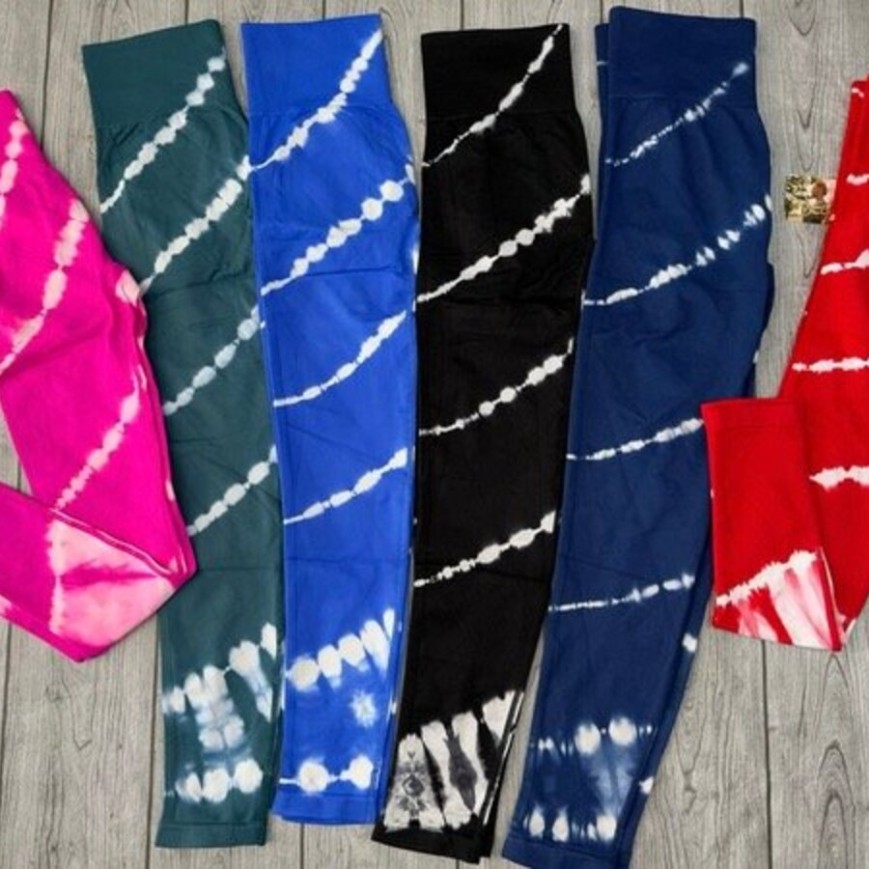 CALZA CON MANCHAS TIRAS BLANCAS