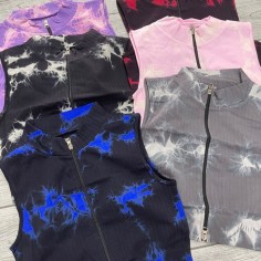 CROP CIERRE MUSCU BATIK SEAMLESS