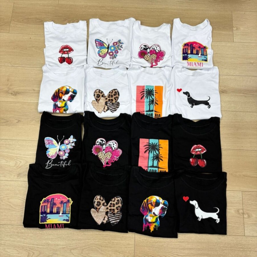 REMERAS ESTAMPADAS CROP
