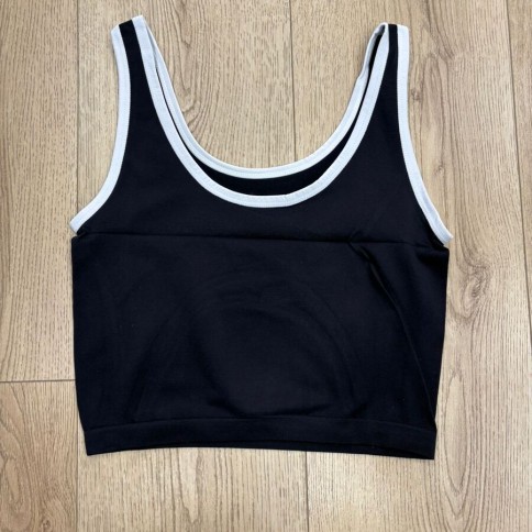 MUSCULOSA SEAMLESS BORDE BLANCO