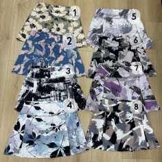 POLLERA ESTAMPADAS PICOS