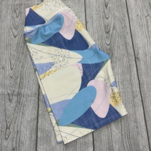 CICLISTA CELESTE CON AZUL Y CLARO