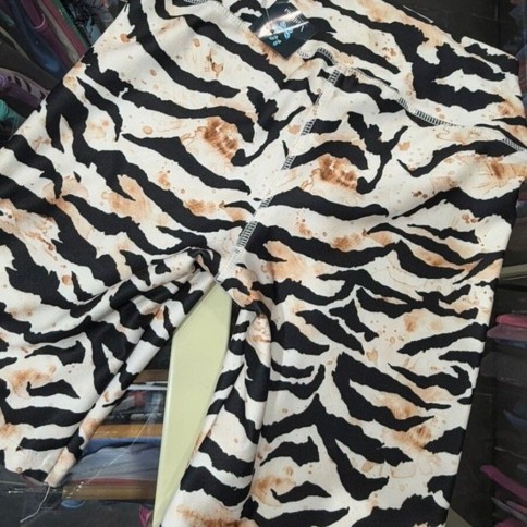 CICLISTA CEBRA MARRON Y NEGRO