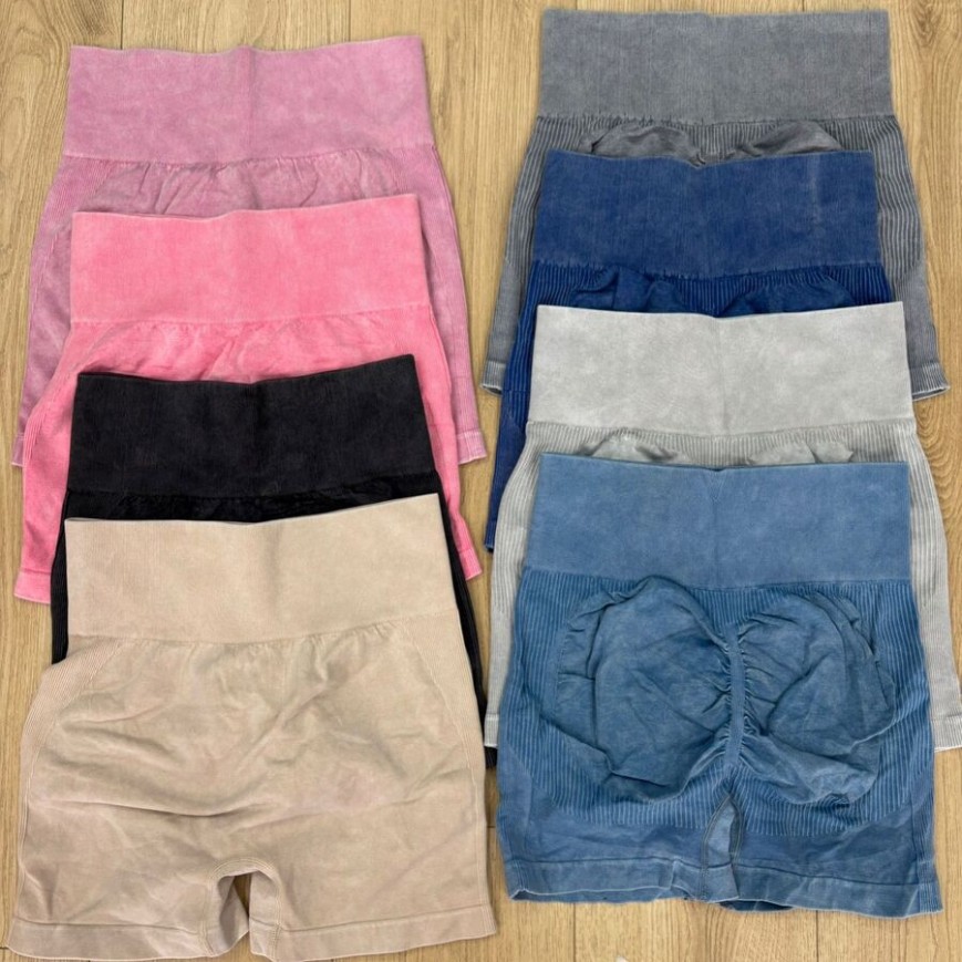 short seamless prelavado conj