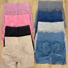 short seamless prelavado conj