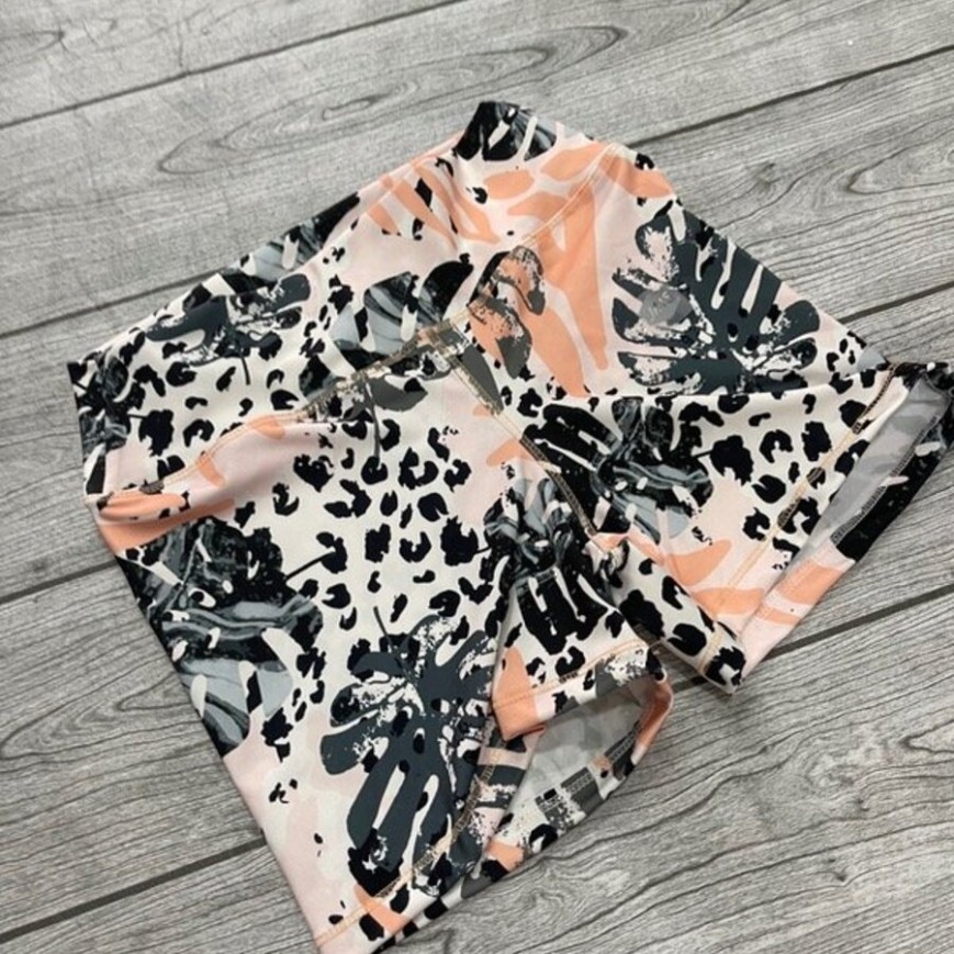 SHORT CORAL PRIN GRIS