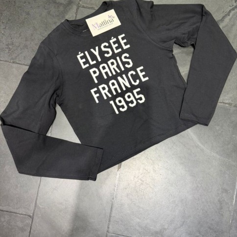 mangas larga elisee crop