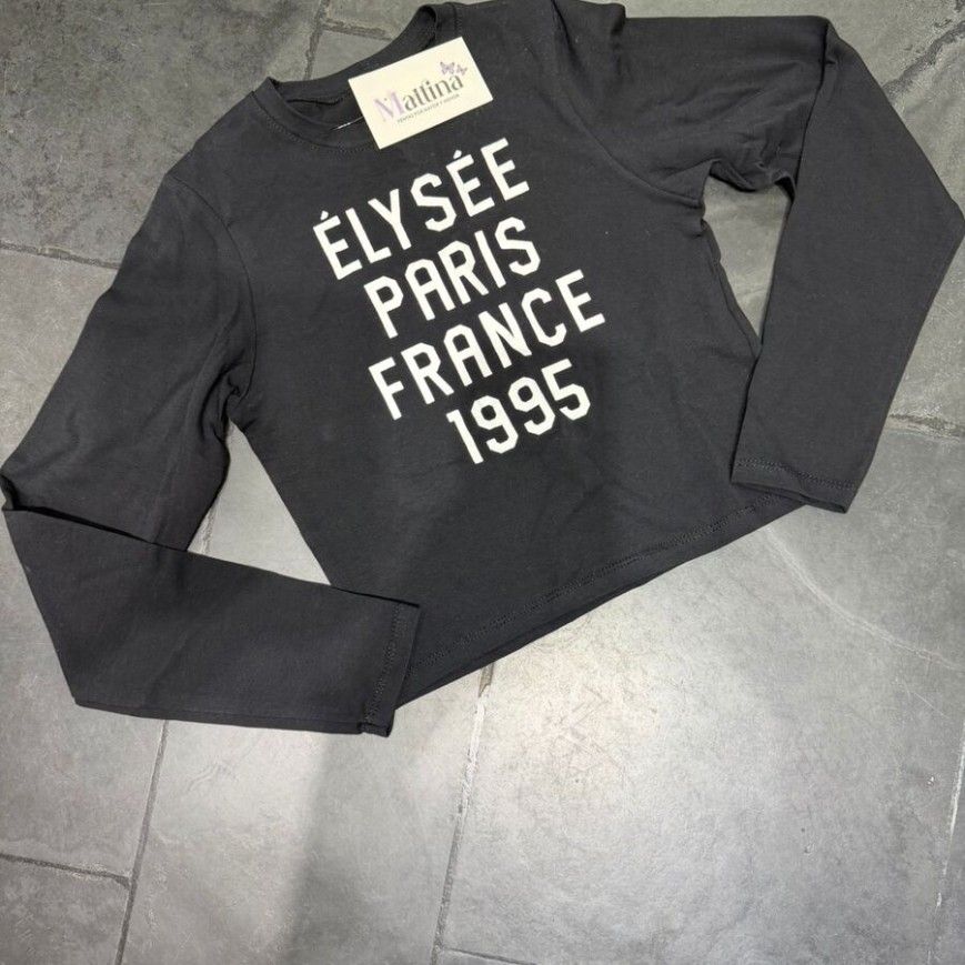 mangas larga elisee crop