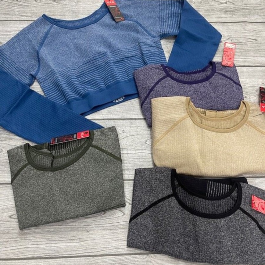 CROP SEAMLESS RAYAS DEGRADE