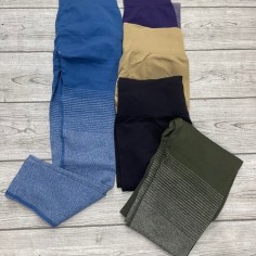 CALZA SEAMLESS CONJ DEGRADE RAYAS