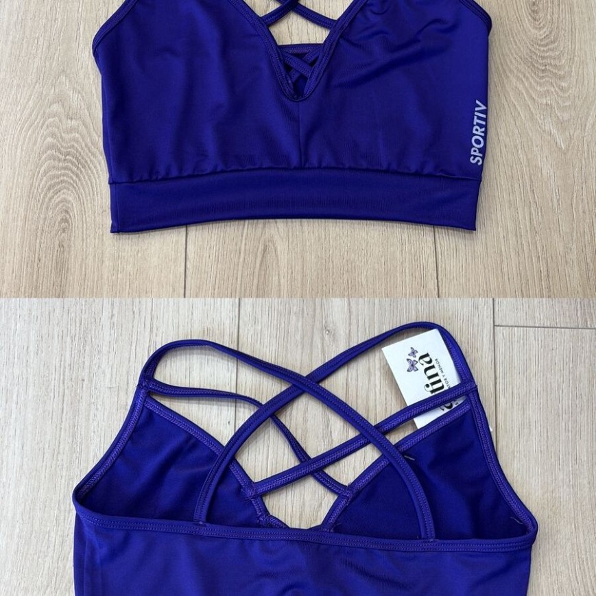 top tiras adelante fina