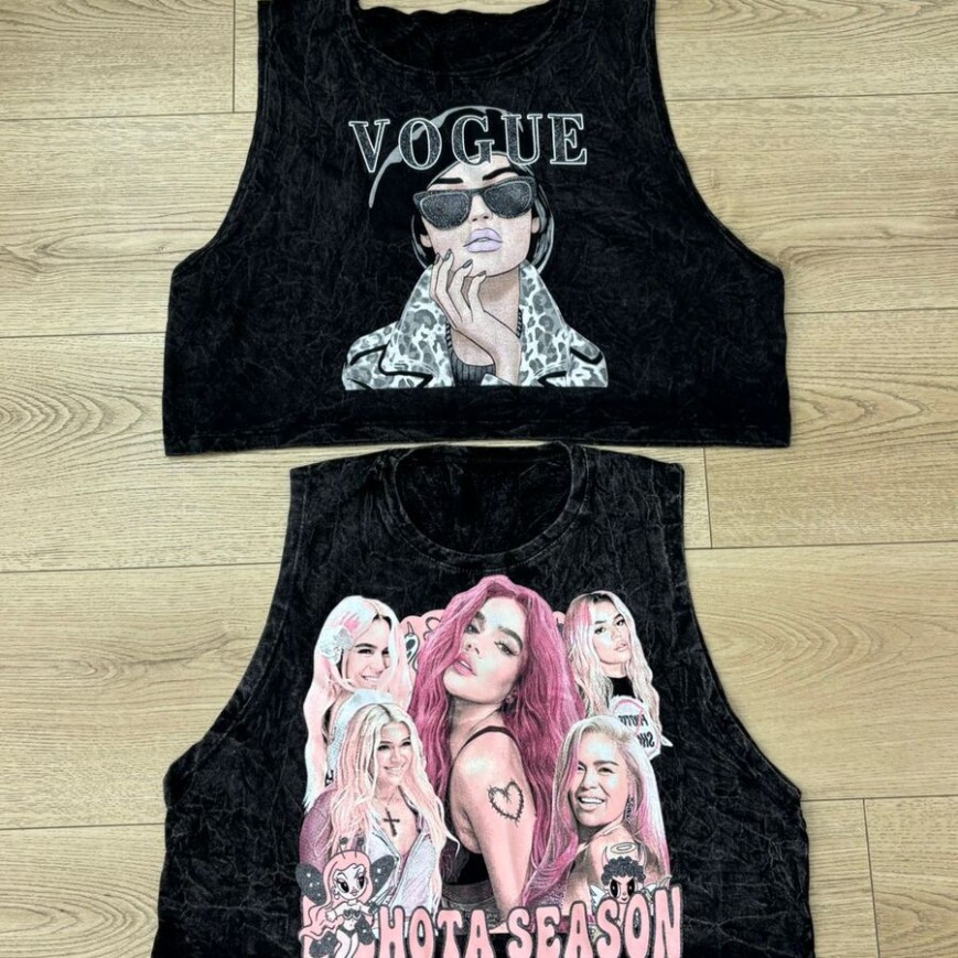 MUSCULOSA CROP BATIK