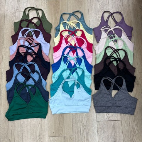 TOP COSTURAS CRUZADO ATRAS