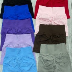 SHORT SEAMLESS LISO CON CONTORNO