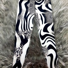 CALZA BLANCA CLV BLANCA CON NEGRA PRIN CEBRA