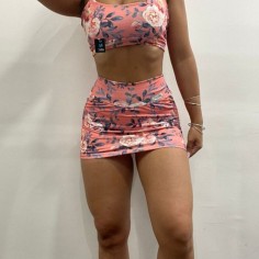 POLLERA SHORT FLOREADA MODE