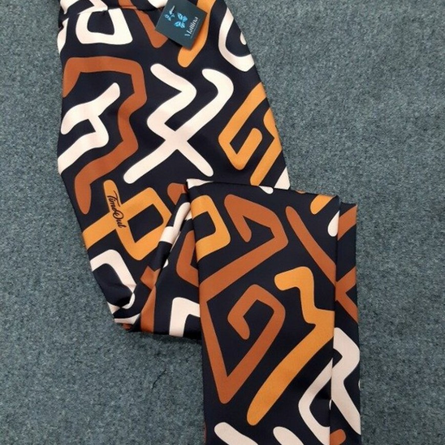 CALZA NEGRA MARRON BEIGE TIME