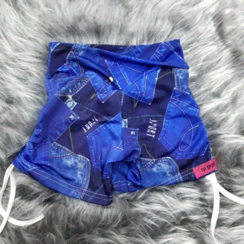 SHORT RECORTES JEANS IVI