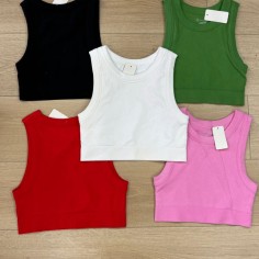 MUSCULOSA SEAMLESS CROP
