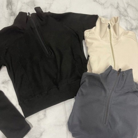 BUZO MEDIO CIERRE GAMUZA