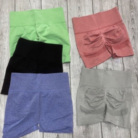 SHORT JASPEADO LISO SEAMLESS 24-08
