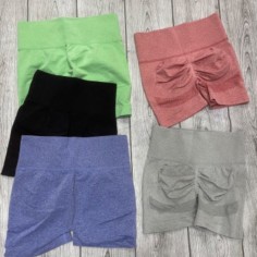 SHORT JASPEADO LISO SEAMLESS 24-08