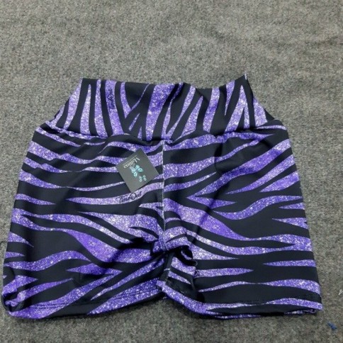 SHORT GLITTER CEBRA