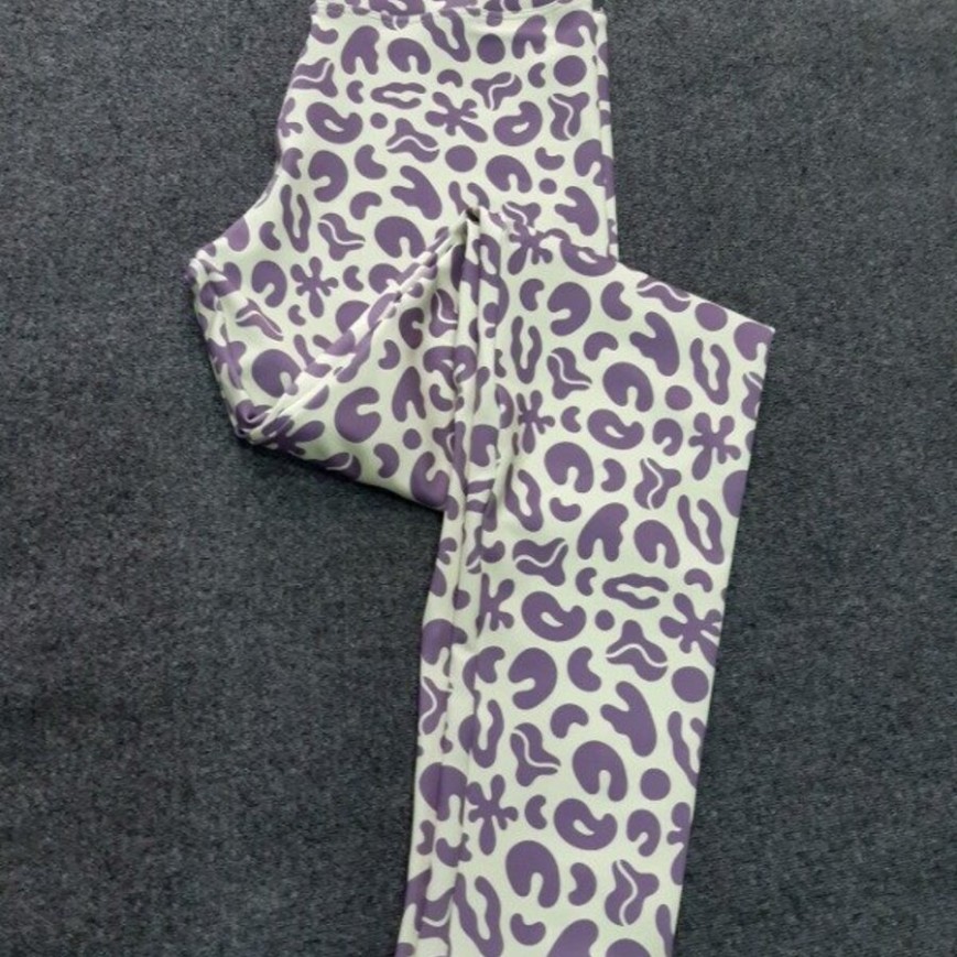 CALZA PRIN AMARILLO CON LILA DELTA