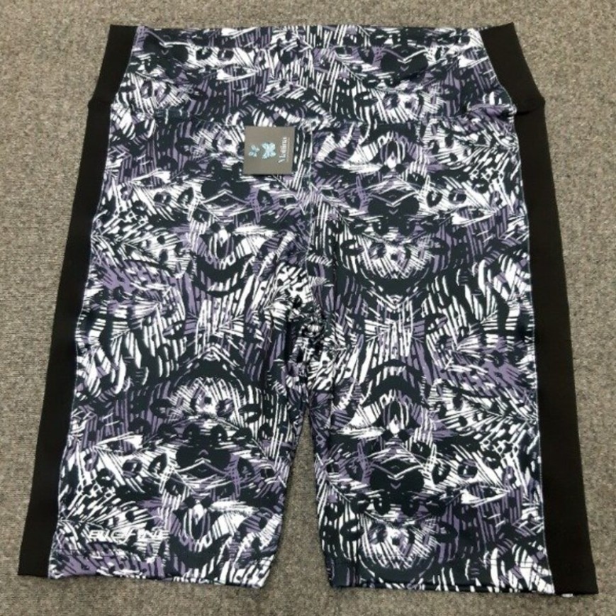 CICLISTA HOJAS OSCURA CON LINEA NEGRA BIGFINE