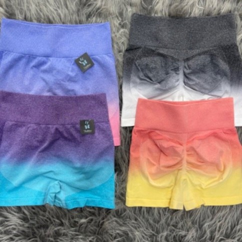 short seamless degrade modelo 2