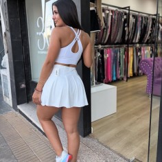 SHORT POLLERA ATABLADA