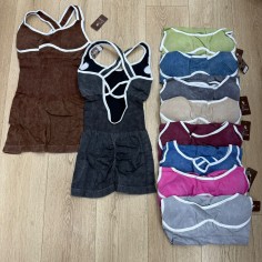 CATSUIT PRELAVADO BORDE BLANCO